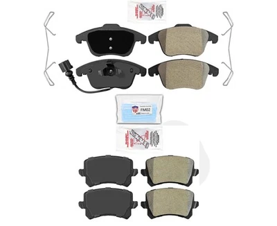 Pastillas de freno delanteras y traseras OE metálicas para Volkswagen Tiguan 2009-2017 Foto 1 de 4