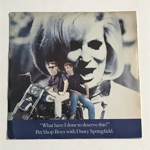 Pet Shop Boys - What Have I Done To Deserve This? 7" Record A1/B1 - R 6163 NM - Picture 1 of 5