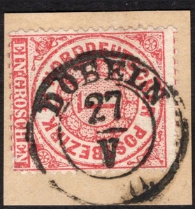 NDP Mi.-Nr. 16 o nachverwendet K2 Döbeln Sachsen Feuser +5  - Bild 1 von 1