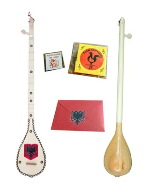 Handgefertigte Qifteli, perfekt für traditionelle Musik (S, ca. 65 cm) - Bild 1 von 3