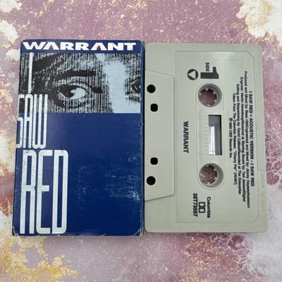 Warrant I Saw Red (Single)(Heavy Metal Music Audio Cassette Tape) - Image 1 of 2