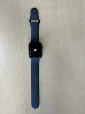 Apple Watch Series 3 42mm Space Grey Aluminium Case with Grey Sport Band (GPS) - Image 1 of 4