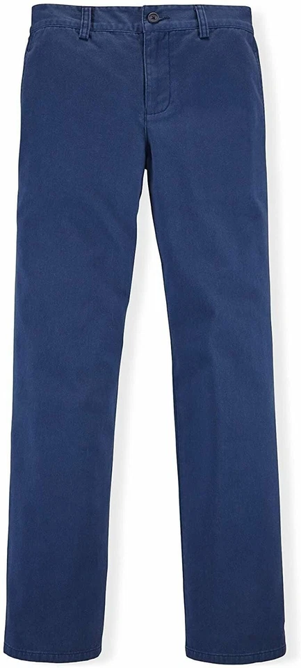 Pantalones Polo Ralph Lauren Chino Frente Plano para Niños - Azul Marino Rústico Foto 1 de 1