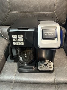 Hamilton Beach FlexBrew 2-Way Coffee Maker - Black Tested Works - Picture 1 of 13