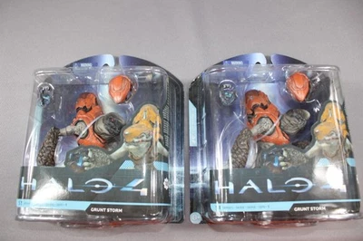 Lot x2 McFarlane Toys Halo 4 Grunt Storm Orange NIB Sealed - Image 1 of 3