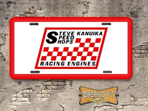 Steve Kanuika Speed Shops License Plate - Picture 1 of 1