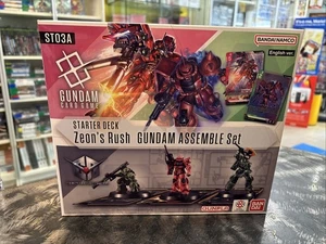 GUNDAM Card Game Assemble Starter Deck ST03A Zeon’s Rush NUOVO Sigillato - Photo 1/2