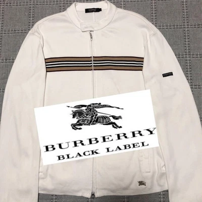 Jersey con cremallera BURBERRY BLACK LABEL talla 2 blanco de Japón Foto 1 de 4
