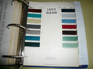 1953 Nash Arco Paints Color Chip Paint Sample - Vintage - Picture 1 of 1