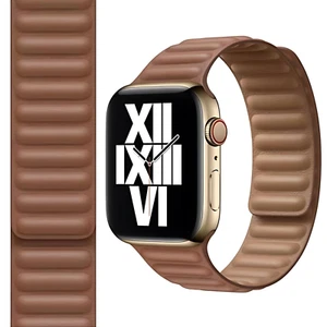 Oryginalne skórzane siodełko Apple Watch brązowe pasek 40mm / L - Zdjęcie 1 z 3