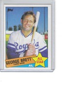 1985 Topps #703 George Brett All Star Kansas City Royals