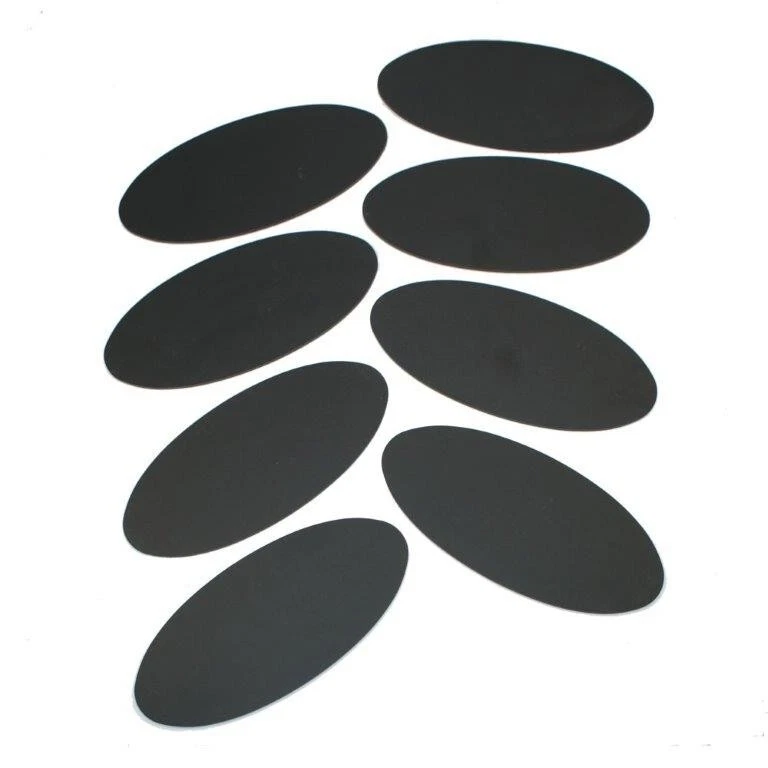 DuraChalk CHALKBOARD OVAL 210 X 95MM  X 3MM -  PACK of 8 - Image 1 of 4