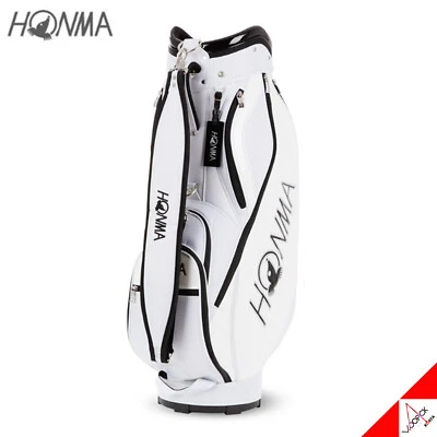 Carro de golf HONMA 2022 CB12213 para hombre bolsa 5 vías 9 pulgadas PU blanco-express Foto 1 de 4