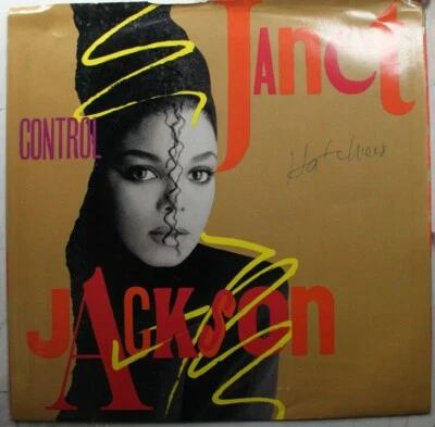 Soul Picture Sleeve 45 Janet Jackson - Control / Fast Girls On A&M Records - Image 1 of 3