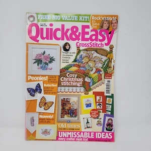 Quick & Easy Cross Stitch British Christmas Magazine 145 Flowers Angels - Picture 1 of 19