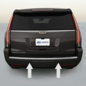 Se adapta a Cadillac Escalade 2015-2020 cromado parachoques trasero moldeo precorte - Imagen 1 de 4