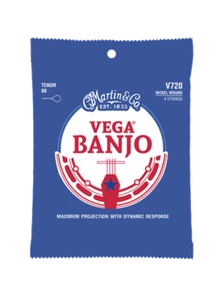 Martin Nickel Wound Vega Banjo Strings V720 Tenor - Picture 1 of 1