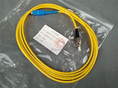 One 3M Fiber Optic Single-Mode Simplex Patch Cable Cord SC-FC SC To FC - Image 1 of 3