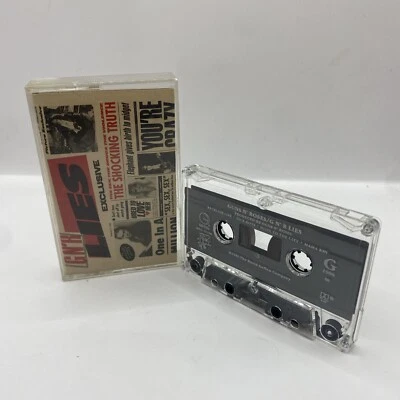 GNR Guns N Roses Lies Cassette 1986 1988 USA Geffen Records USA IMPORT RARE - Image 1 of 4