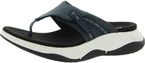 Sandali da donna Clarks Wave 2.0 Sea infradito comfort blu navy taglia 6