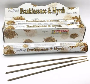 40 Frankincense and Myrrh Incense Classic Premium Sticks Joss Stamford Brand - Picture 1 of 4