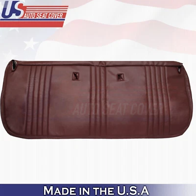 1999 For GMC Sierra C/K 1500 2500 3500 Front Bottom Bench Vinyl Seat Cover Red - Image 1 of 3