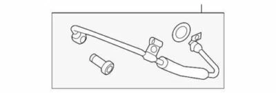 Manguera de agua refrigerante original Ford Lincoln 2015-2019 MKC Focus Engien EJ7Z-8K153-F Foto 1 de 2