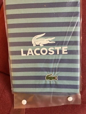 FUNDAS DE ALMOHADA ESTÁNDAR LACOSTE Crocod’elle azul holandés/porcelana Foto 1 de 3