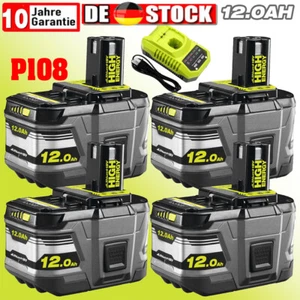 4X Original 18V 12,0Ah Akku für RYOBI One Plus Lithium HP RB18L50 P108/Ladegerät - Bild 1 von 31