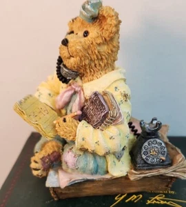 Boyds Bears Ineeda Break Overworked! Resin Figure 227773 Bearstone Collection 26 - Picture 1 of 5