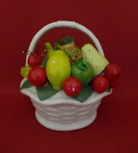 ✅ MERAVIGLIOSO CENTROTAVOLA SICILIANO IN PORCELLANA DIPINTO VINTAGE-4520 - Bild 1 von 9