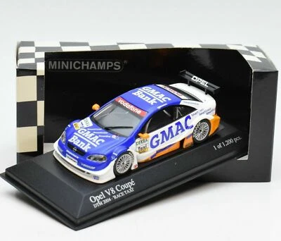 OPEL V8 COUPE DTM 2004 RACE TAXI MINICHAMPS 400044800 1/43 1200 PCS GMAC DEKKRA - Immagine 1 di 4
