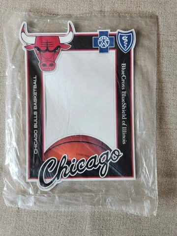Vintage - Chicago BULLS - SGA Magnetic Fridge Erasable Note Board 8x6 Cover