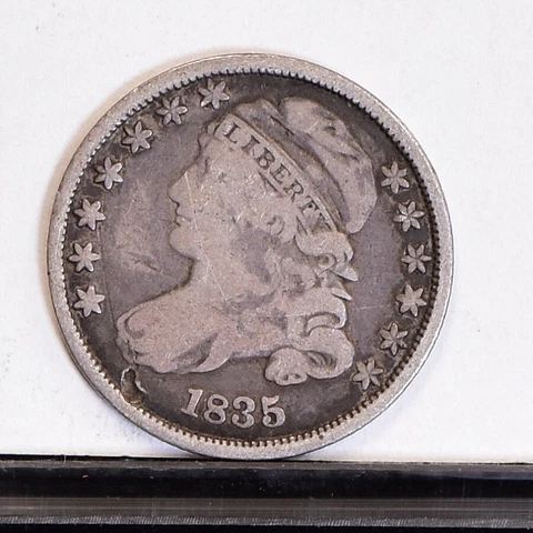 1835 Bust Dime - Fine Details (#43431) Cover