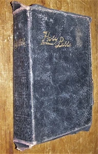 c1900 ANTIGUO MAESTRO DE ESCUELA DOMINICAL SANTA BIBLIA OXFORD EDICIÓN FACSÍMIL - Imagen 1 de 9