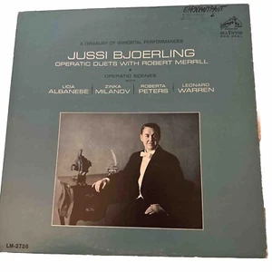 Jussi Bjoerling Operatic Duets with Robert Merrill AGM1-4889 RCA Vinyl Record - Picture 1 of 4