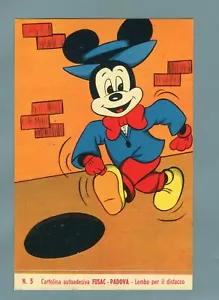 DISNEY Cartolina autoadesiva FUSAC - PADOVA n. 5 "Topolino" "Mickey Mouse" - Bild 1 von 1