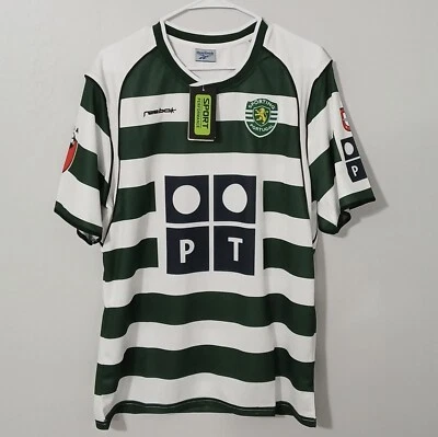 Camiseta deportiva Lisboa Ronaldo 2002 para hombre talla grande Foto 1 de 4