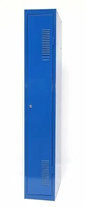 Stahl-Spind Professional 180x30x50cm, Zylinderschloss, blau (Garderobenspind) - Bild 1 von 1