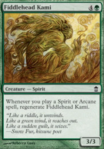Saviors of Kamigawa - Fiddlehead Kami - Foil - Image 1 of 1