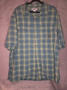 DULUTH TRADING - CAMISA MANGA CORTA SIN METER AJUSTE RELAJADO - TONOS VERDES TALLA 2XL T - Imagen 1 de 8