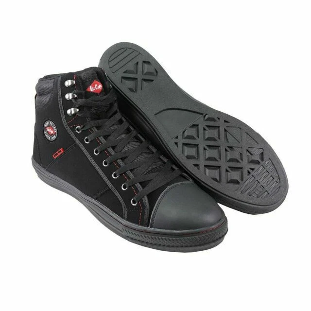 Lee Cooper Baseball Boot for Men- Black, Size 43 EU (LCSHOE022)