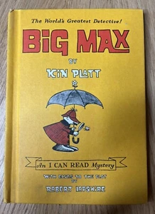 1965 Vintage “BIG MAX” by Kin Platt, Robert Lopshire, Harper & Row HC Mystery - Picture 1 of 6