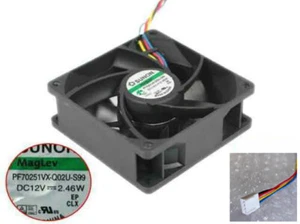 SUNON PF70251VX-Q02U-S99 7025 12V 2.46W 4-wire cooling fan - Picture 1 of 3