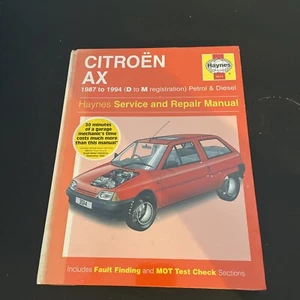Citroen AX Petrol & Diesel 1987 - 1994 Haynes Service & Repair Manual Sealed - Picture 1 of 4