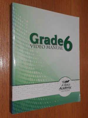 Abeka Grade 6 Video Manual Daily Guide Quizzes Test Key Teacher's Guide Planner - Image 1 of 4