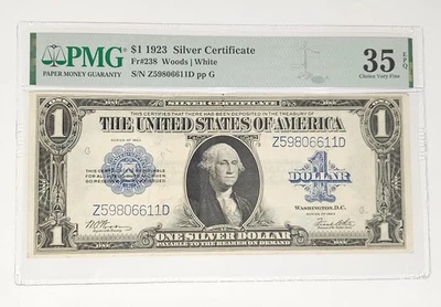 (LD) $1 1923 Silver Certificate  Fr#238 Woods/White - Image 1 of 4