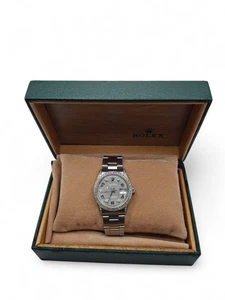 Rolex Datejust Unisex Armbanduhr Ref. 16014 Vintage 80er Jahre mit Diamanten - Bild 1 von 10