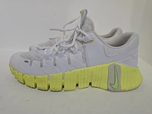 Size 8.5Nike Free Metcon 5 White Lime Blast Womens Training Gym Shoes DV3950-106 - Picture 1 of 10