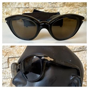 50er Jahre VINTAGE PERSOL RATTI BREVETT SONNENBRILLE MEFLECTO SUPER SELTEN RUND GROSS - Bild 1 von 24